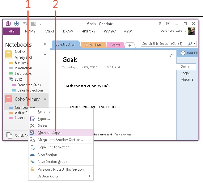 office 2016 for mac rename onenote notebook